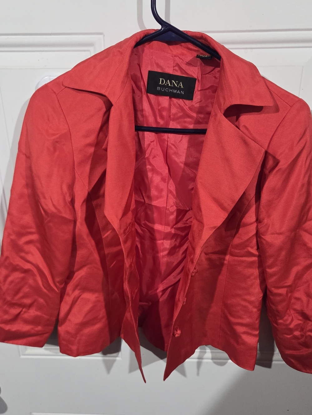 Dana Buchman Bright Red Women's Blazer